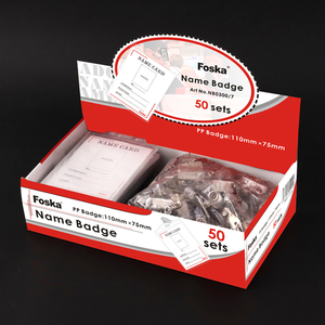 Foska Popular Hard Plastic ID Card <strong>Name</strong> <strong>Badge</strong> Holder <strong>Work</strong> <strong>Badge</strong> Employee <strong>Badge</strong> <strong>for</strong> Office - Product Image 4