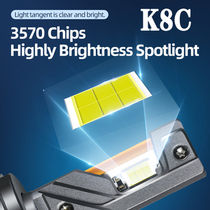K5C K7C K8C Phare LED Faro 150W 6000K 4300K H4 H7 H11 Lampe Canbus Système d'éclairage automobile Luces Faros Automotriz Phare LED - Product Image 6