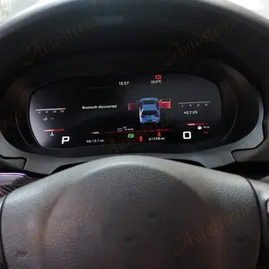 Araba dijital küme sanal kokpit Volkswagen VW Golf 6 2008 + Dashboard ana ünite eğlence enstrüman hız ölçer ekran