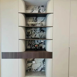 Dalle de marbre Calacatta violet de luxe, polie, design moderne pour îlot de cuisine, revêtement de sol, mur décoratif et décoration d'hôtel - Product Image 5