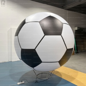 Balón de Fútbol Inflable Gigante de 2m con Logotipo Personalizado, Iluminación LED RGB, para Publicidad en Eventos Deportivos - Product Image 3