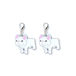 Porte-clés en métal émaillé souple, en alliage de zinc, étanche, de haute qualité, gravé, avec logo personnalisé, en forme d'animal de dessin animé, vente en gros - Product Image 2