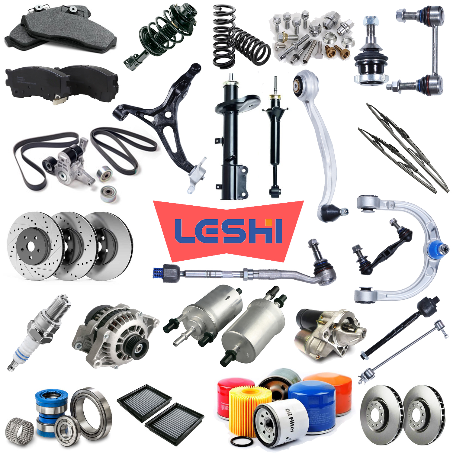 Автозапчасти LESHI для Toyota, Honda, Nissan, Mazda, Hyundai, Mitsubishi, Kia, Subaru, другие детали подвески