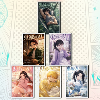 Kartu Perdagangan Anime Jepang 100 Gaya Koleksi Lengkap Tanjiro Nezuko Langka Laser Foil Kartu Koleksi Booster Pack Hadiah
