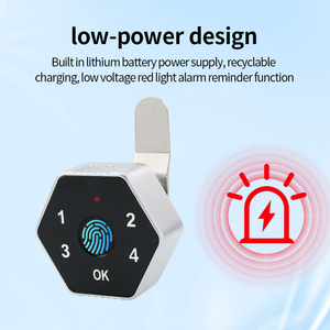 Khóa vân tay điện tử hợp kim kẽm BlJ với mở khóa ứng dụng và pin sạc cho cửa gỗ & thép - Product Image 4