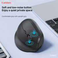Earldom Mouse Vertikal Ergonomis Kanan Nirkabel Optik USB 2.4G Berkualitas Tinggi Bekas Terlaris untuk Komputer