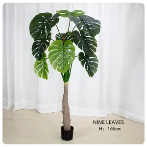 Artificial Plants Monstera Bamboo Green Plants Artificial Trees Decorations Potted Plants Indoor Living Room Ornaments Trees