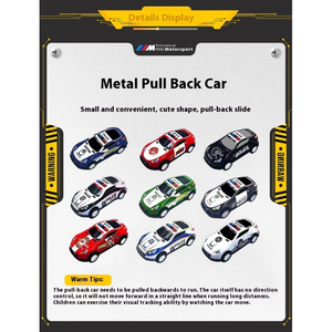 OffRoadSeries PullBackAlloyMinis 6,8 cm TinCars MultiDesigns KidsAdventure BulkReady ResellerSource Tipo B - Product Image 2