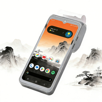 Terminal de point de vente portable sans fil Android 16 avec imprimante thermique 58 mm, NFC, GMS pour la restauration, la vente au détail et la gestion cloud