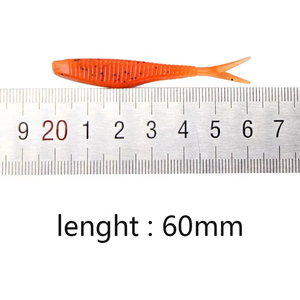 Señuelos de gusano de plástico blando Howell de 1,5g, gran oferta, <span class=keywords><strong>precio</strong></span> de fábrica, señuelo Jigging, cebo duro Artificial para pesca de lubina al aire libre, Lago y río - Product Image 4
