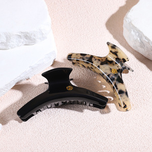 French Style Acetate Hair <b>Clip</b> 13 Cm Leopard Print Gripper For Women Daily Use - Product Image 4