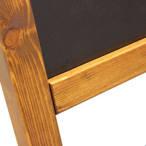 Tablero magnético de doble cara marrón con Marco en A de madera maciza, tablero de menú de pizarra, adecuado para restaurantes, cafeterías, bodas - Product Image 3