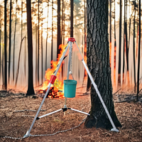 Équipement de lutte contre l'incendie et accessoires de style SCBA Yuexiang YX-JSJ1200LB, trépied de sauvetage pour le levage, sécurité, accès aux espaces restreints