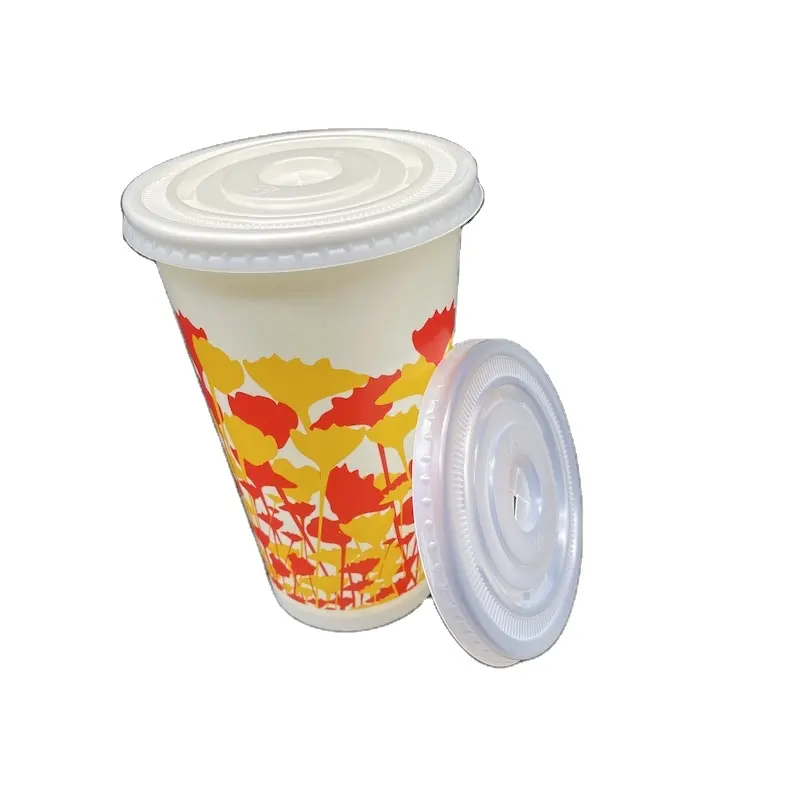 PS plastik kapak stoper caps tek kullanımlık seyahat paket 80mm/90mm beyaz plastik dome ps kahve kağıt sıcak fincan kapağı si