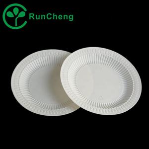 Piatto da portata in plastica PP monouso da 9 pollici, adatto al microonde, con logo stampato, per la conservazione del calore, confezione da 500 pezzi - Product Image 3