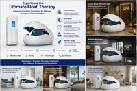 Équipement de flottation de luxe pour spa, hôtel et centre de bien-être