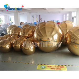 Büyük parlak şişme noel süs çeşitler ayna topları - Product Image 4