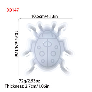 แม่พิมพ์ซิลิโคนเรซิ่นทำมือ Kingnoo รูปทรงไม่สม่ำเสมอ 1 ชิ้น สำหรับงาน DIY สไตล์ Ins ของตกแต่ง เครื่องมือทำเค้ก มีสินค้าในสต็อกที่เหอเป่ย - Product Image 3