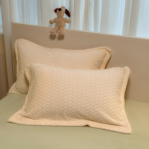 Parure de lit 4 pièces en jacquard uni, comprenant housse de couette, couvre-lit épais <span class=keywords><strong>et</strong></span> confortable, drap plat <span class=keywords><strong>et</strong></span> housse de couette - Product Image 5
