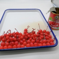 Groothandel Ingeblikt Fruit Maraschino Rood Zwart Kersen In Siroop Gerechten Taart Decoraties