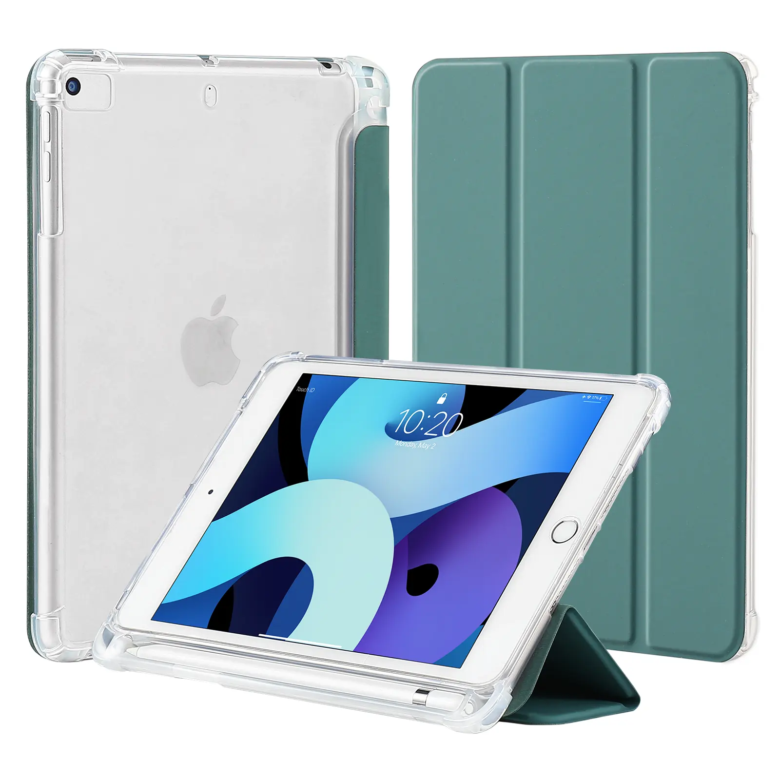 Transparente Claro Suave Flexible TPU Funda para tableta para Ipad Mini 1 2 3 4 5 todos los compatibles