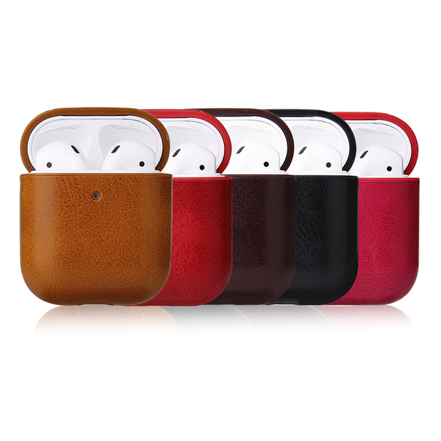 Wholesale luxury pu leather earphone cover cases for airpods pro 1 2 3 3rd generation pro case luxury