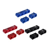 Nuevos Separadores de Cables de Encendido de Aluminio Anodizado Negro, Rojo, Azul con 2, 3 o 4 Orificios para Motores V8 y V6