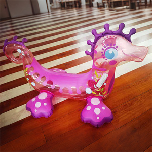 Galleggiante gonfiabile dello stagno del cavaliere del cavalluccio marino del PVC dei giocattoli dell'acqua dei bambini di esplosione - Product Image 4