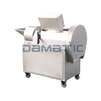 Machine à découper en dés et en tranches DaMatic entièrement en acier inoxydable, 3000 kg par heure, pour légumes, carottes, pommes de terre, betteraves, oignons, cornichons