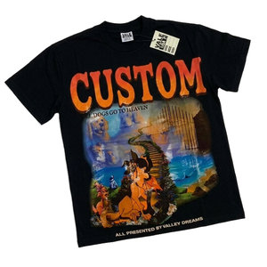 Camiseta Oversize de Algodón 100% Tejido, Estampada, Transpirable, Cuello Redondo, 230gsm, para Hombre, Estilo Urbano Vintage Ácido, Venta al por Mayor Personalizada - Product Image 1