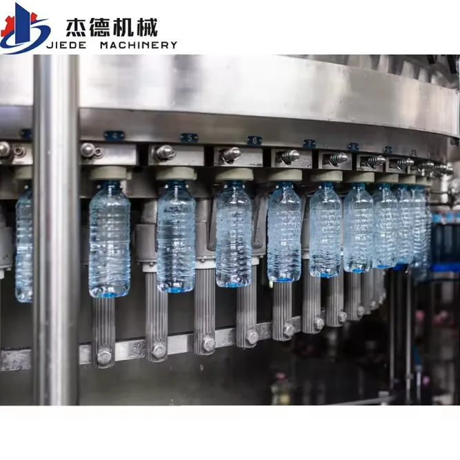 Venta caliente Automático 3 en 1 PET PC Máquina de embotellado de agua de vidrio Línea de producción de llenado de botellas de agua