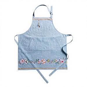 Tablier de cuisine Maison d'Hermine Ibiza en coton 100% avec sangle de cou réglable, poche discrète et longues attaches, multifonctionnel pour femmes/hommes chefs - Product Image 3