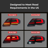 Luces Traseras Modificadas para Automóvil, Animación de Encendido Secuencial, Luces Traseras para Toyota Corolla 2011-2013