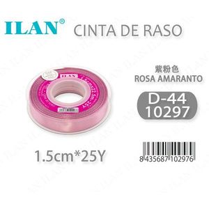 Nastro in Raso Iln 1,5cm 25Y Rosa Amaranto per Forniture Artigianali - Product Image 3