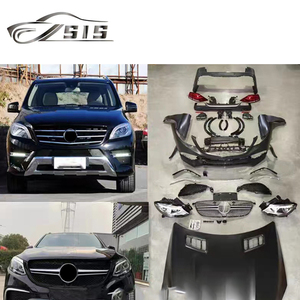 Classe ML W164 Bodykit de style ancien à nouveau mise à niveau vers W166 GLE63 pièces de voiture pour W164 2005-2019 ans capots de capot de phare de pare-chocs - Product Image 3