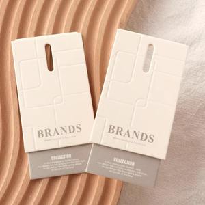 Etiqueta de ropa con logotipo personalizado de diseño gratuito para marcas de hombre Tarjeta de papel cóncava-convexa gruesa para bolsos y zapatos - Product Image 6