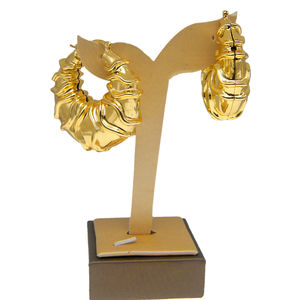 Zhuerrui Dubai <span class=keywords><strong>orecchini</strong></span> in ottone cavo delicati di lusso placcati in oro di tendenza giovane africano di famiglia signore <span class=keywords><strong>festa</strong></span> <span class=keywords><strong>della</strong></span> <span class=keywords><strong>mamma</strong></span> giftE0005 - Product Image 2