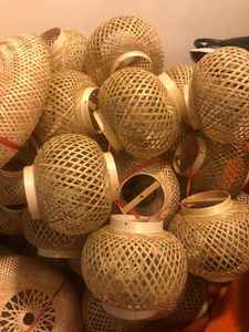 BEST SELLING Home Decor Eco-friendly Bamboo <b>Lantern</b> for Candle Winter Bamboo Chandeliers Wholesale - Product Image 6
