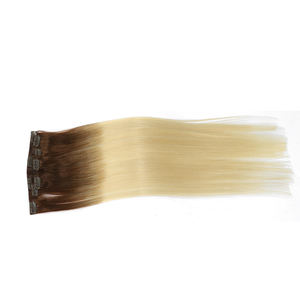 Extensions de cheveux à clips invisibles en gros pour revendeurs, 100% cheveux humains vierges bruts, extensions à clips injectées sans couture - Product Image 5