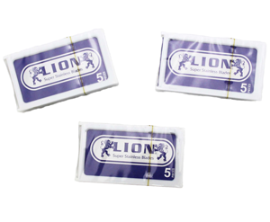 Cuchillas de Afeitar de Doble Filo de Acero Inoxidable Desechables de Alta Calidad DB001 OEM para Uso Profesional en Barberías, en Blister - Product Image 1