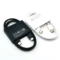 Câble Type C vers Type C 1M, 60W PD, charge rapide, câble de données, câble de chargeur 3A pour S21 S22