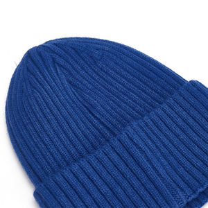 Haute qualité Polyester laine bonnet chapeau hiver chaud tricoté plaine couleur unie automne Style pour voyage pour femmes hommes nouveauté - Product Image 4