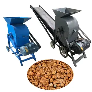 clay filter double roller grinder soil crusher machine