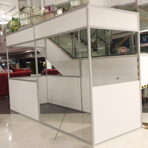 Uffici e Spazi di Stoccaggio per Magazzini, Partizioni Fisse per Ambienti, Uffici Modulari con Struttura in Alluminio - Product Image 3