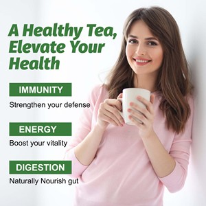 Bolsitas de Té de Hibisco de Alta Calidad, Apoyo para la Salud del Hígado y los Riñones, Sabor Agridulce con Vitamina D, Suplemento Herbal - Product Image 6