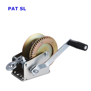 รถลากจูงขนาดเล็ก 1500 ปอนด์ ยี่ห้อ Manufacturer พร้อมรอกมือหมุนแบบชุบสังกะสี สำหรับลากเรือ พร้อมสายสลิงและสายรัด - Product Image 4