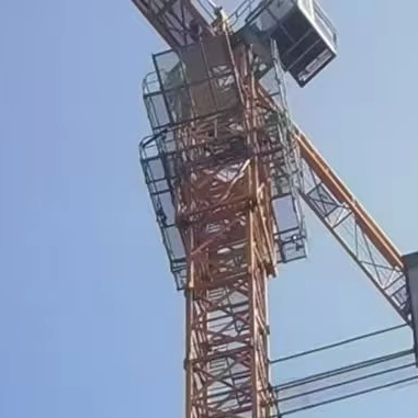 Pre-owned Zoomlion QTZ6012 Construction Tower Crane,High Safety Structure,Ready-to-use for Building & Bridge Projects