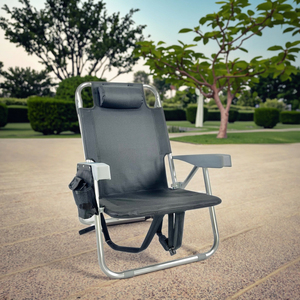 Sedia a Sdraio Pieghevole in Metallo Leggero di Alta Qualità, Personalizzabile, per Campeggio e Spiaggia, con Cuscino e Borsa Portaoggetti, Sillas De <span class=keywords><strong>Playa</strong></span> - Product Image 2