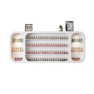 Nouveau 2025 – Livraison Gratuite – Présentoir Mural en Métal au Design Moderne pour Ongles – Rangement Cosmétique pour Vernis à Ongles et Colle MK - Product Image 1