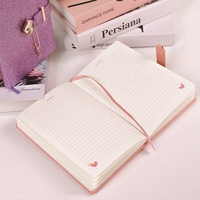Sweet Girls Journal Notebook Avec Serrure Logo Personnalisé Couverture En Feutre En Cuir PU Planificateurs Laitiers